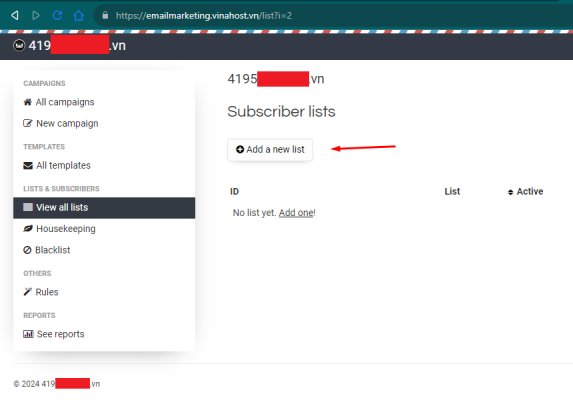 Gửi email hàng loạt với phần mềm Email Marketing VinaHost