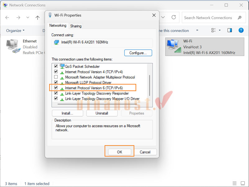 ipv6 la gi 2 - #1 Hosting Giá Rẻ, VPS Giá Rẻ, Máy Chủ Vật Lý, Email, Cloud Server Hướng dẫn bật IPv6