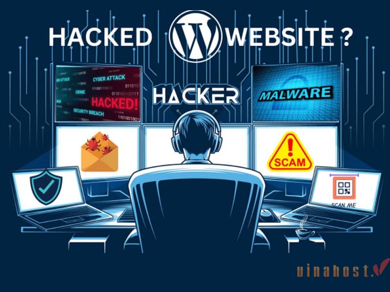 khắc phục website mã độc