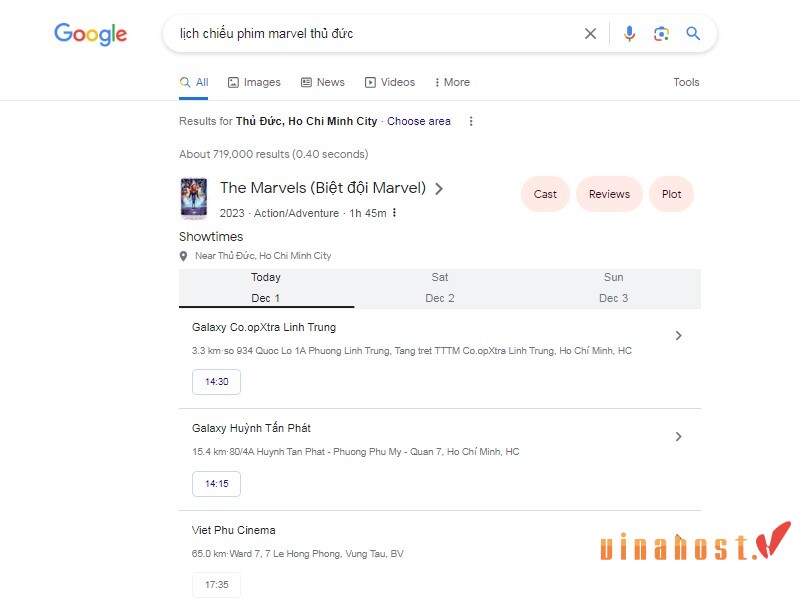 tìm kiếm trên Google