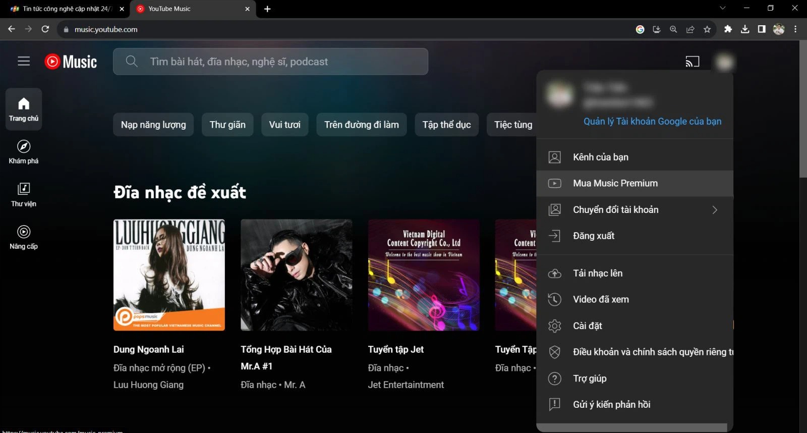 Youtube music