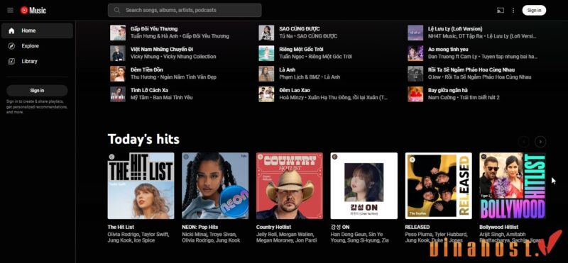 Youtube music