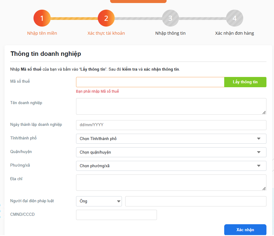 huong dan dang ky ten mien .biz.vn mien phi