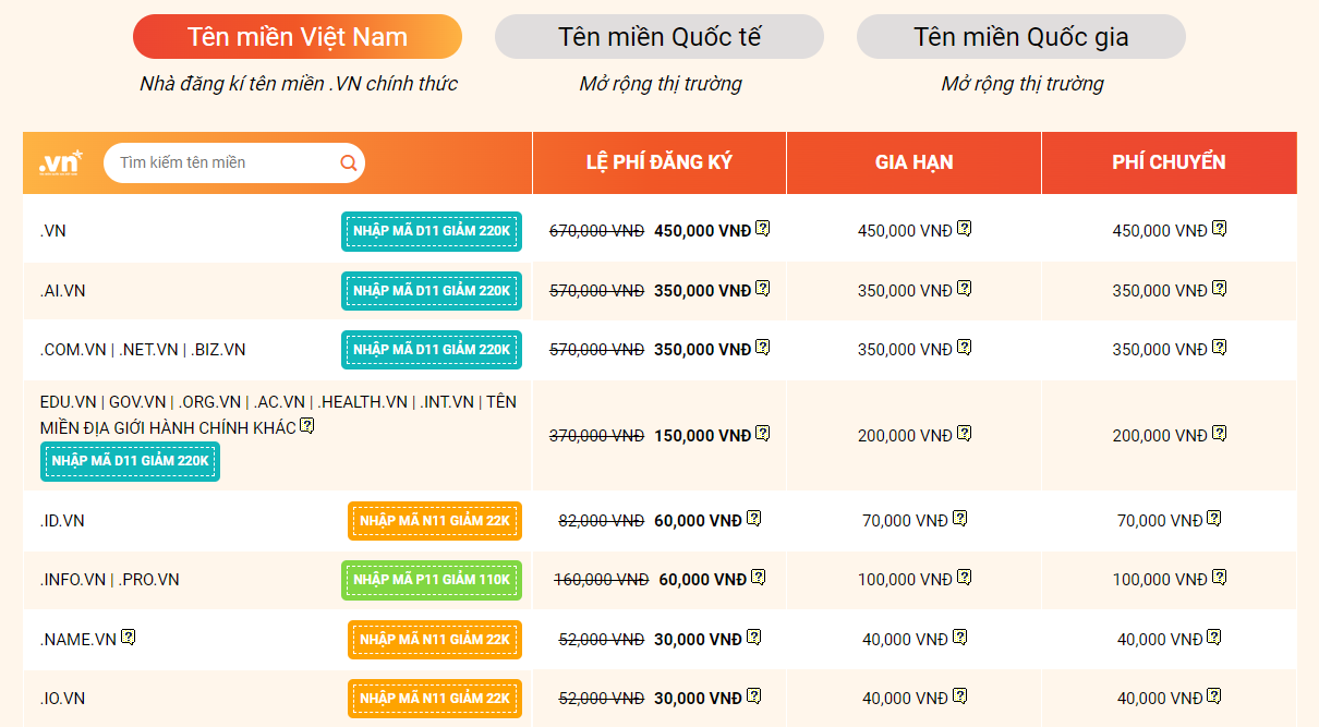 dang ky ten mien vinahost 1 - #1 Hosting Giá Rẻ, VPS Giá Rẻ, Máy Chủ Vật Lý, Email, Cloud Server subdomain la gi