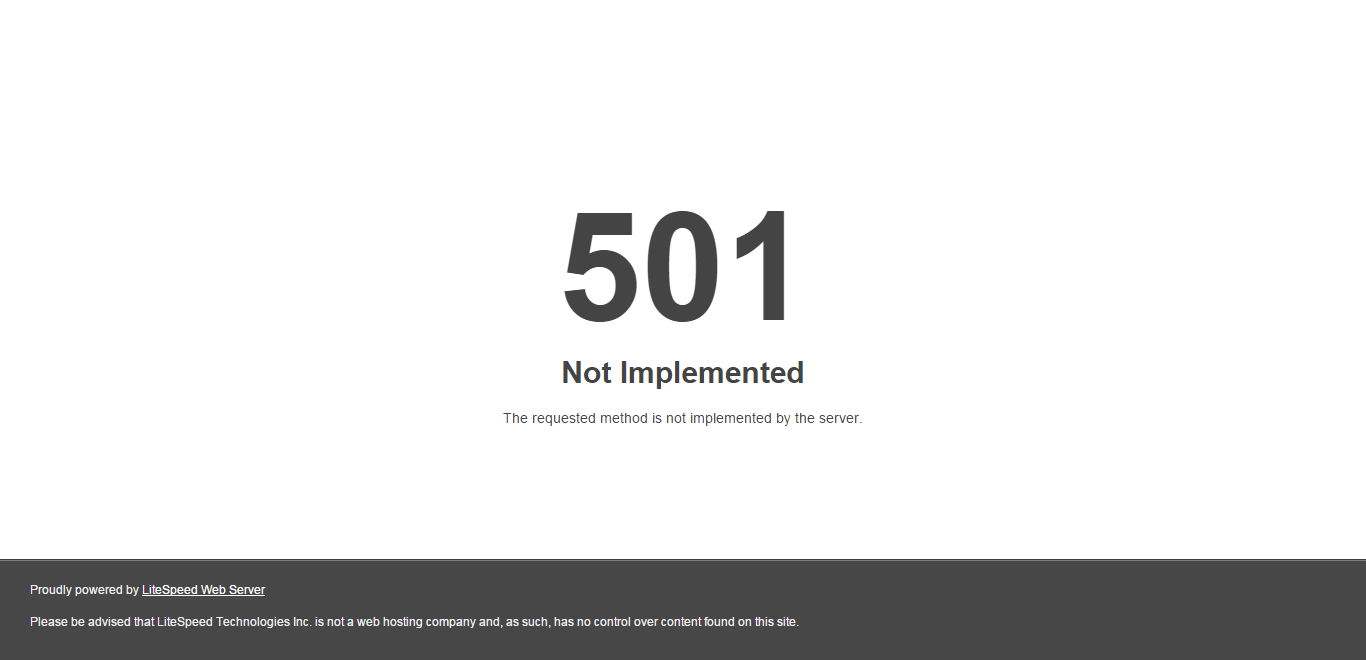 Lỗi 501 Not Implemented là gì?