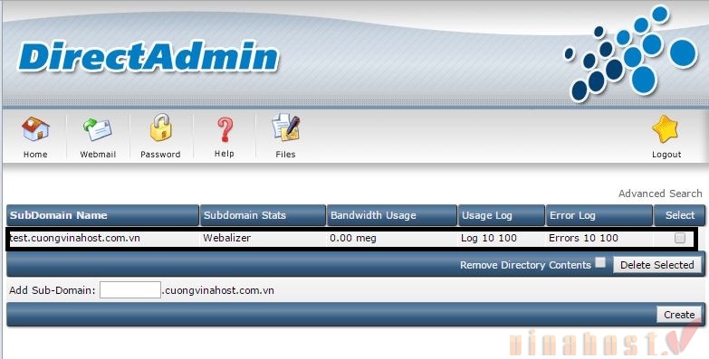 subdomain la gi