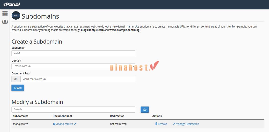 Subdomain là gì?