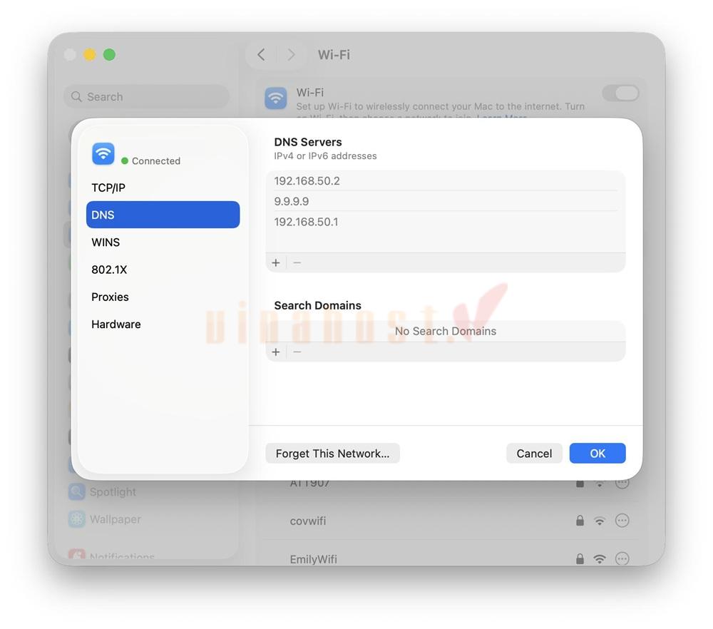 dns la gi 5 1 - #1 Hosting Giá Rẻ, VPS Giá Rẻ, Máy Chủ Vật Lý, Email, Cloud Server Cách đổi DNS trên macOS