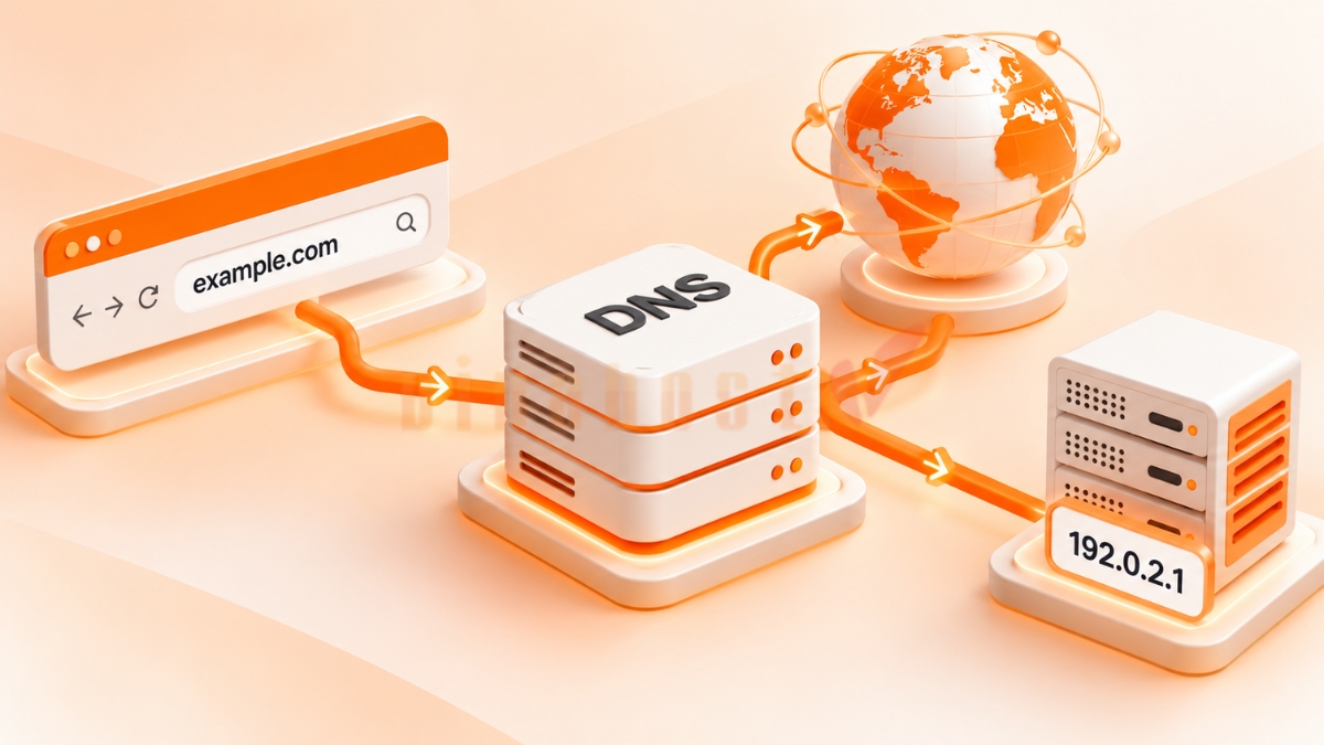 dns la gi 6 1 - #1 Hosting Giá Rẻ, VPS Giá Rẻ, Máy Chủ Vật Lý, Email, Cloud Server DNS (Domain Name System) là hệ thống phân giải tên miền thành địa chỉ IP tương ứng, giúp thiết bị xác định máy chủ và kết nối đến các dịch vụ trên Internet.