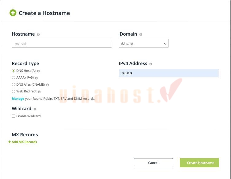 hướng dẫn đăng ký DDNS miễn phí trên No-IP