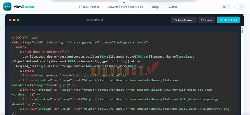 cach lay source code website 3 - #1 Hosting Giá Rẻ, VPS Giá Rẻ, Máy Chủ Vật Lý, Email, Cloud Server Cách lấy toàn bộ Source Code HTML, CSS, JS, Hình ảnh