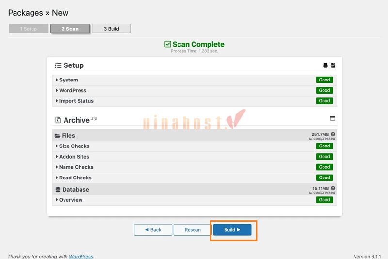 cach lay source code website 7 1 - #1 Hosting Giá Rẻ, VPS Giá Rẻ, Máy Chủ Vật Lý, Email, Cloud Server Sử dụng plugin Duplicator để lấy source code