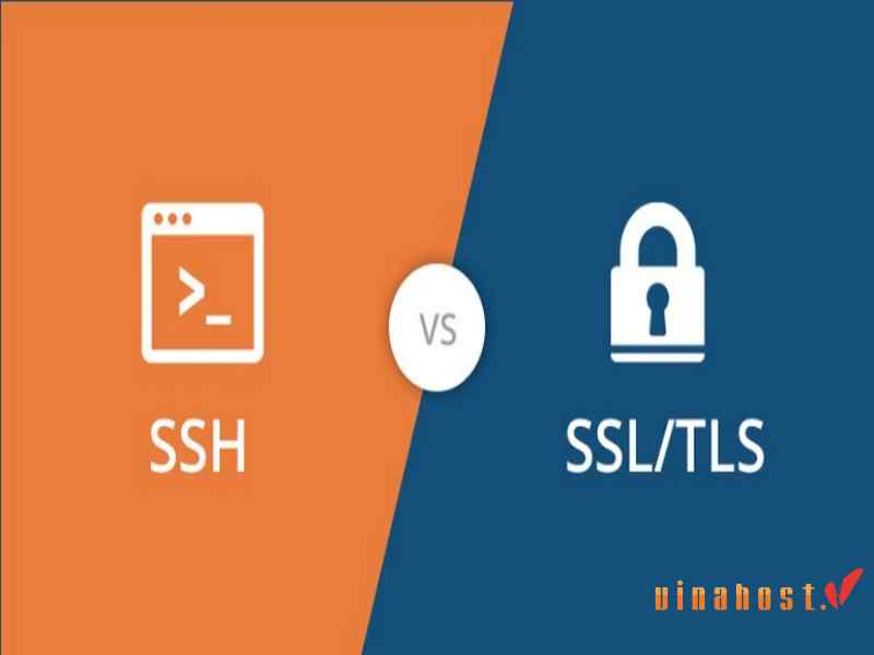 SSH với SSL/TLS sử dụng xác thực mật khẩu khác nhau