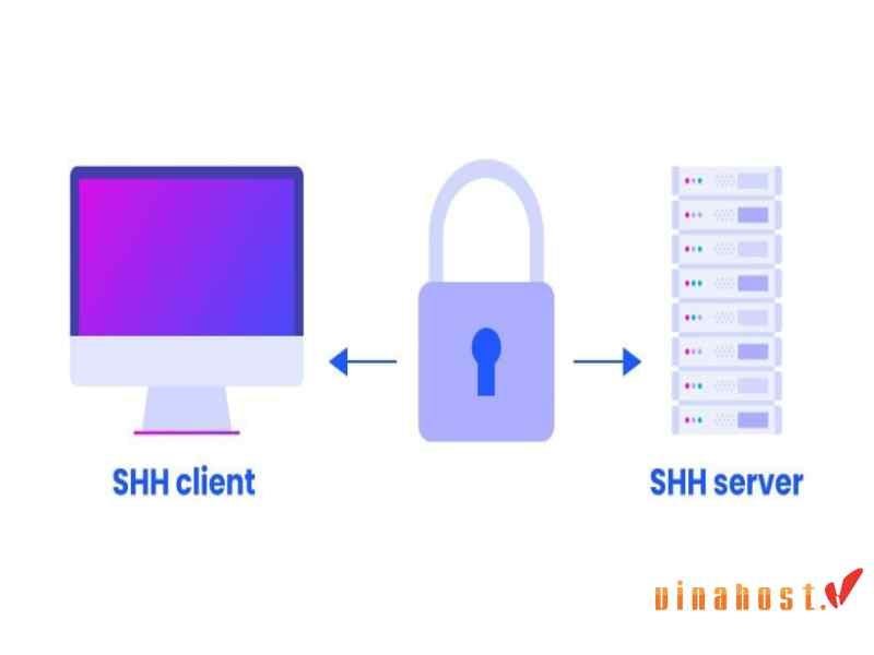 Giao thức SSH giúp truyền tải dữ liệu an toàn giữa host và client