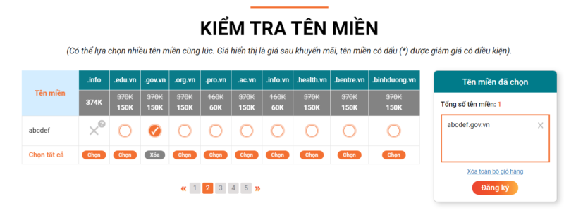 ten mien gov la gi