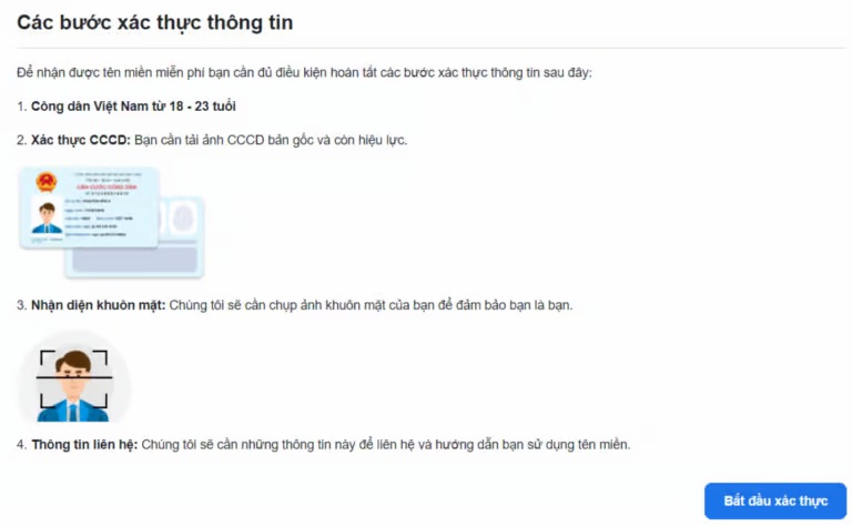 Hướng dẫn đăng ký tên miền .ID.VN