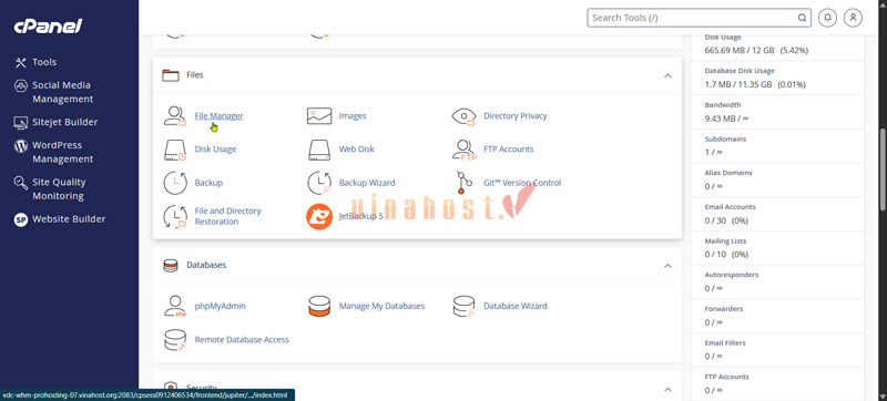 cach upload website len hosting 1 - #1 Hosting Giá Rẻ, VPS Giá Rẻ, Máy Chủ Vật Lý, Email, Cloud Server cach upload website len hosting bang File Manager qua cPanel