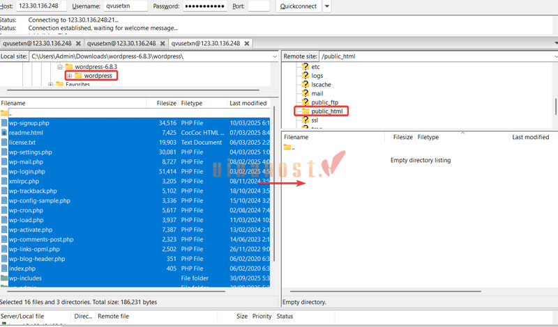 cach upload website len hosting 12 - #1 Hosting Giá Rẻ, VPS Giá Rẻ, Máy Chủ Vật Lý, Email, Cloud Server cach upload website len hosting bang FTP client
