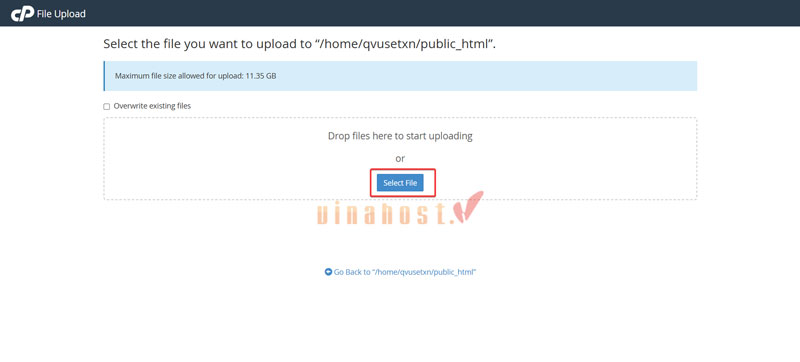 cach upload website len hosting 4 - #1 Hosting Giá Rẻ, VPS Giá Rẻ, Máy Chủ Vật Lý, Email, Cloud Server cach upload website len hosting bang File Manager qua cPanel
