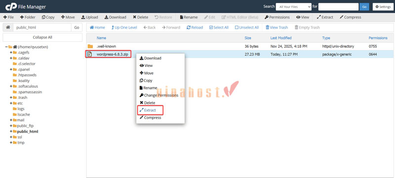 cach upload website len hosting 6 - #1 Hosting Giá Rẻ, VPS Giá Rẻ, Máy Chủ Vật Lý, Email, Cloud Server cach upload website len hosting bang File Manager qua cPanel