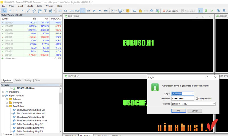 cai dat mt4 mt5 tren vps forex