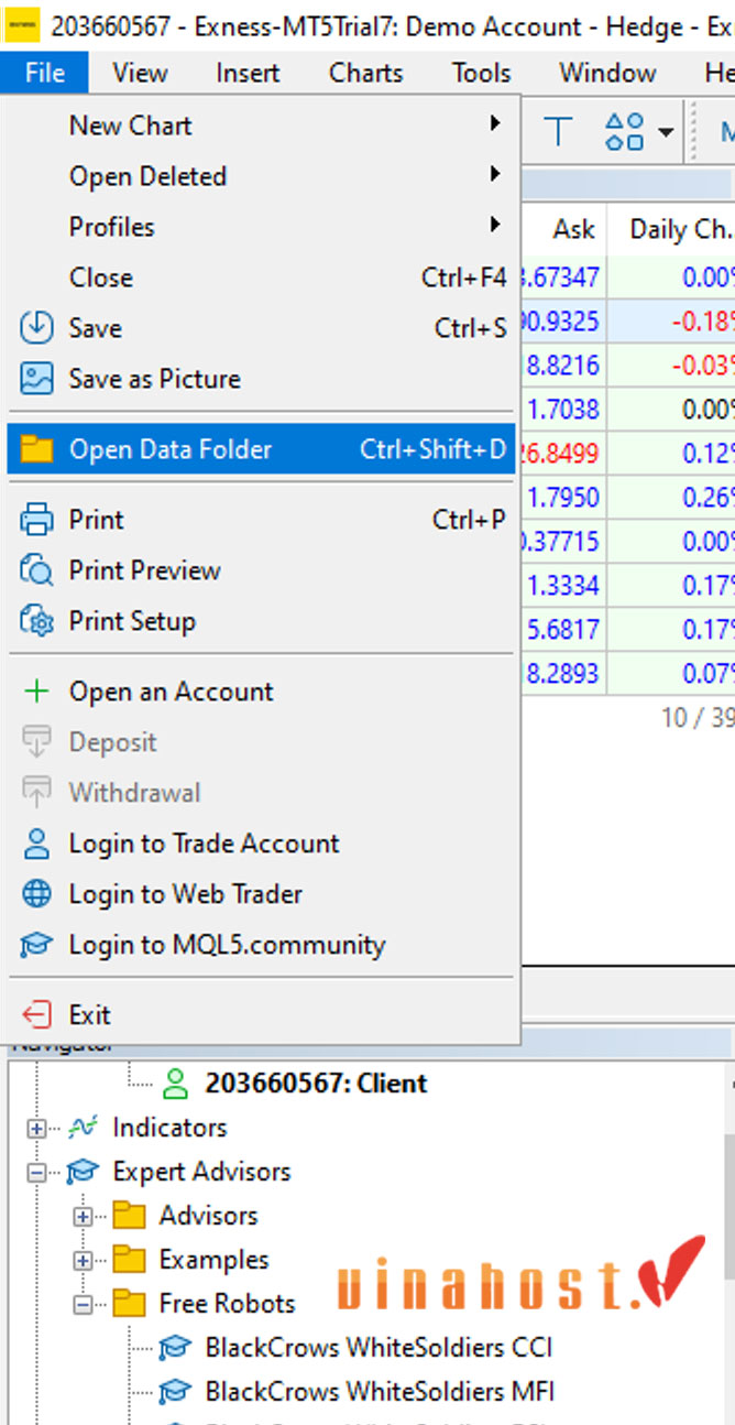 cai dat mt4 mt5 tren vps forex
