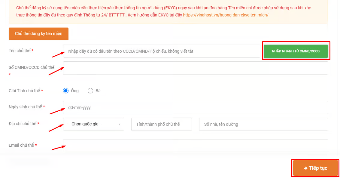 ten mien .com.vn la gi