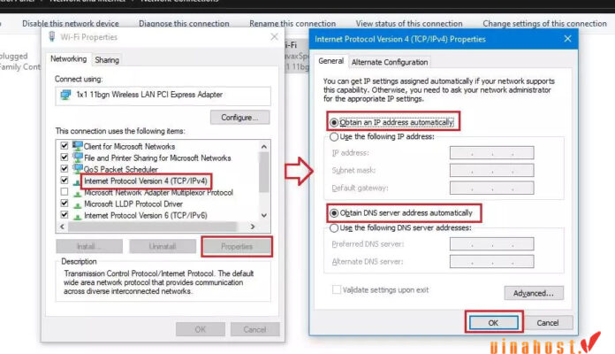 server ip address could not be found