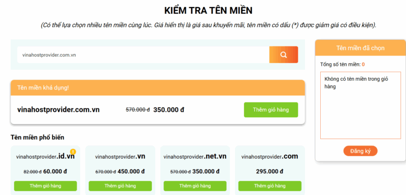 ten mien .com.vn la gi