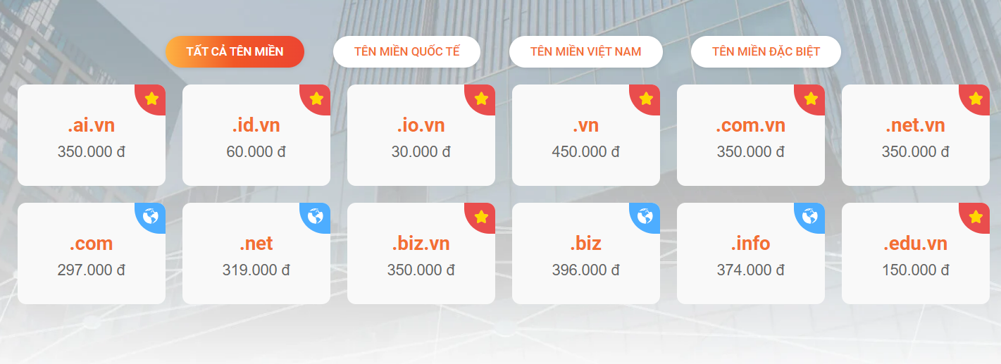 ten mien vinahost - #1 Hosting Giá Rẻ, VPS Giá Rẻ, Máy Chủ Vật Lý, Email, Cloud Server