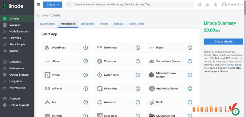 vps linode la gi 4 - #1 Hosting Giá Rẻ, VPS Giá Rẻ, Máy Chủ Vật Lý, Email, Cloud Server Cách khởi tạo VPS Linode