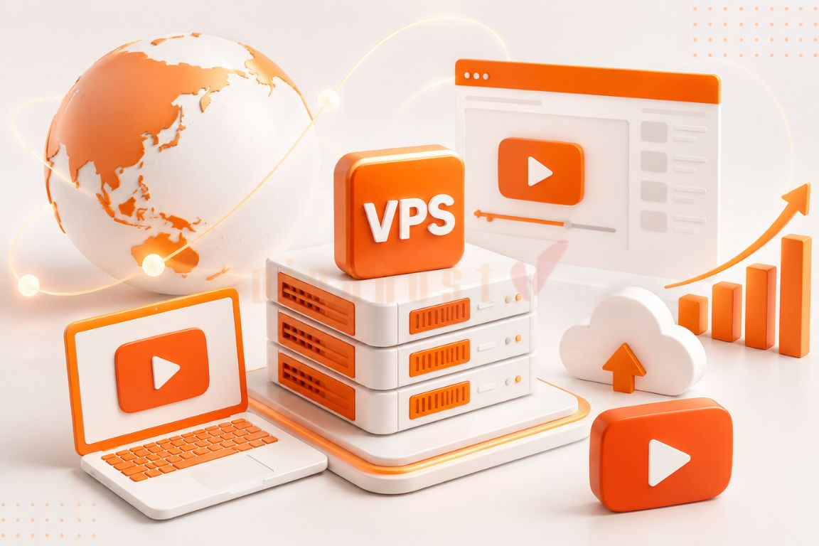 vps youtube 1 - #1 Hosting Giá Rẻ, VPS Giá Rẻ, Máy Chủ Vật Lý, Email, Cloud Server VPS YouTube là máy chủ ảo được sử dụng để quản lý kênh YouTube, livestream, tải lên hoặc xử lý video từ xa thông qua kết nối Internet.