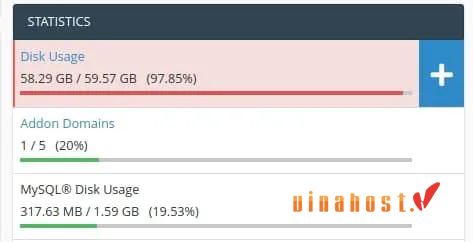 kiem tra dung luong hosting