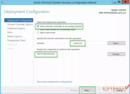 thiet lap 2 domain controller chay song song