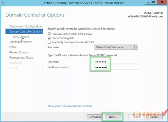 thiet lap 2 domain controller chay song song