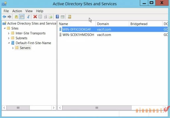 thiet lap 2 domain controller chay song song