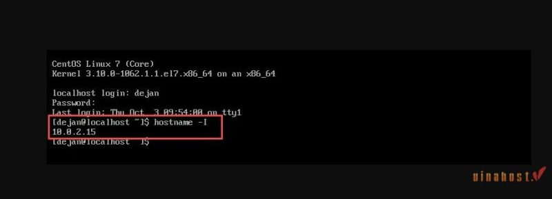 kiem tra ip trong linux