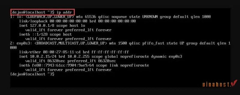 kiem tra ip trong linux