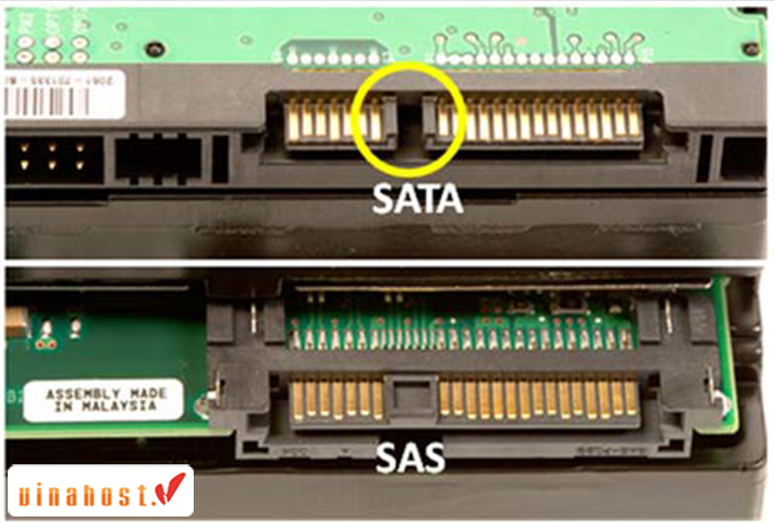 chuẩn kết nối SATA và SAS