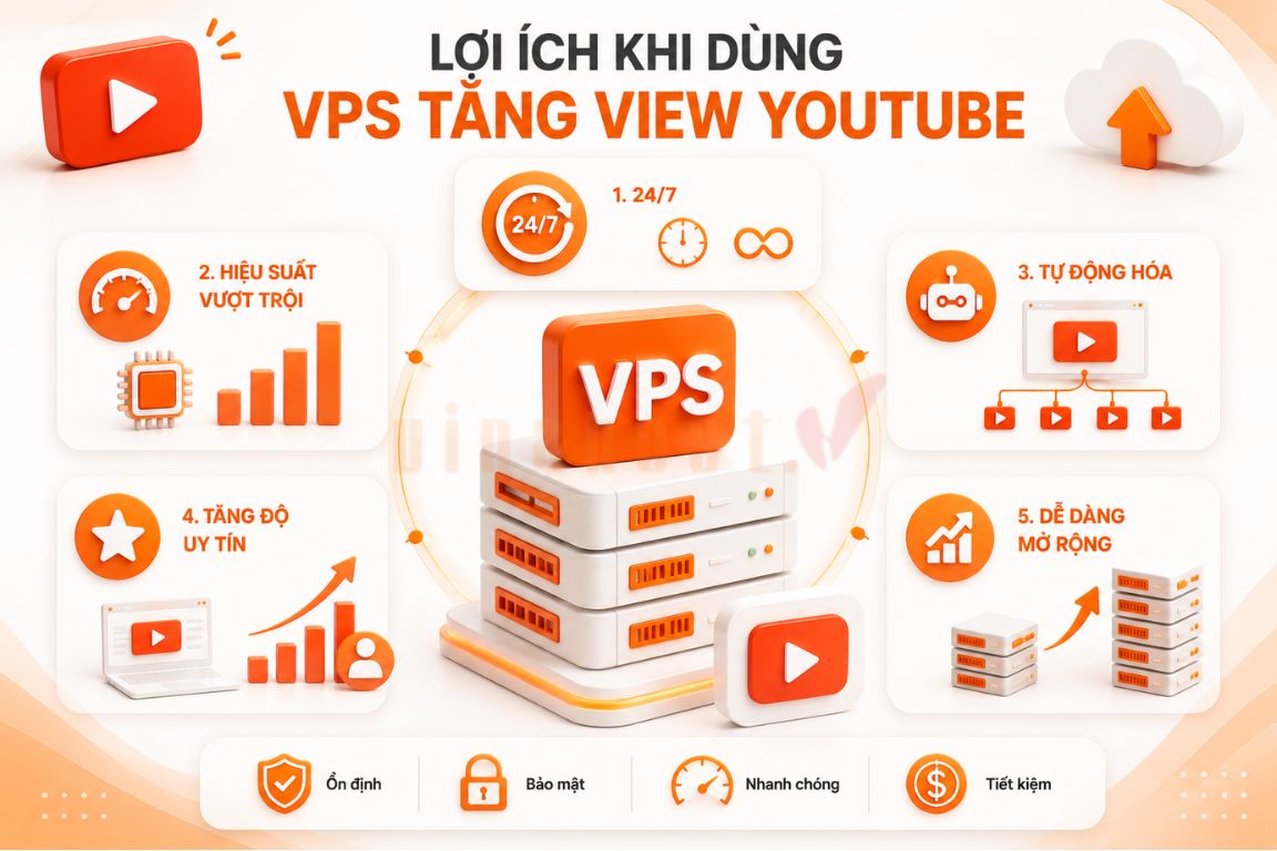 tang view youtube bang vps - #1 Hosting Giá Rẻ, VPS Giá Rẻ, Máy Chủ Vật Lý, Email, Cloud Server Lợi ích khi dùng VPS tăng view Youtube