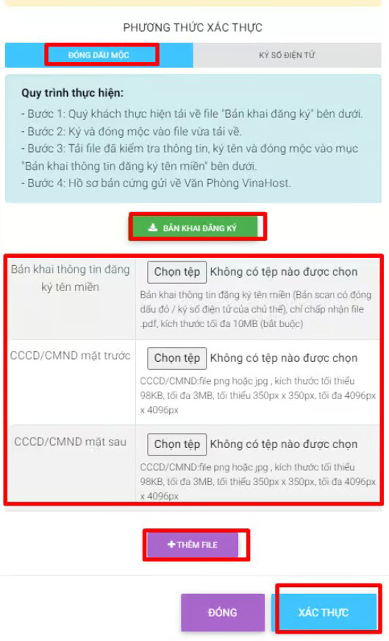 tên miền .int.vn