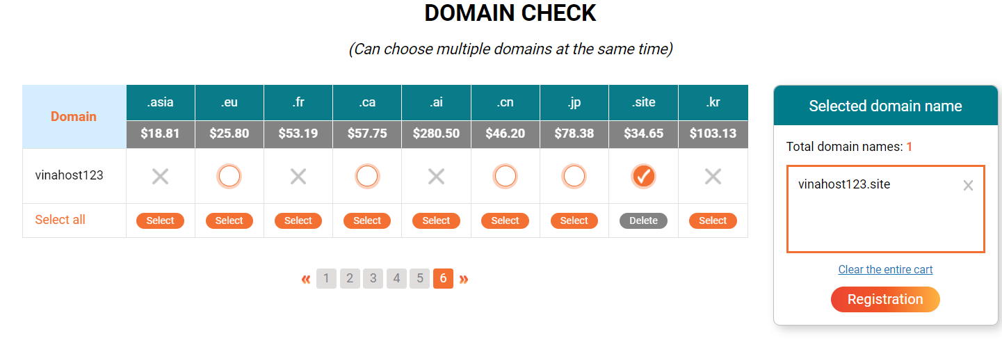 what is .site domain