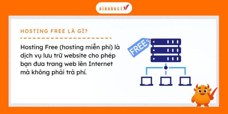 Hosting Free là dịch vụ lưu trữ website trên máy chủ mà người dùng không phải trả phí.
