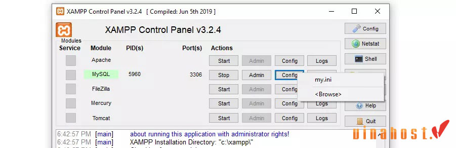 error mysql shutdown unexpectedly