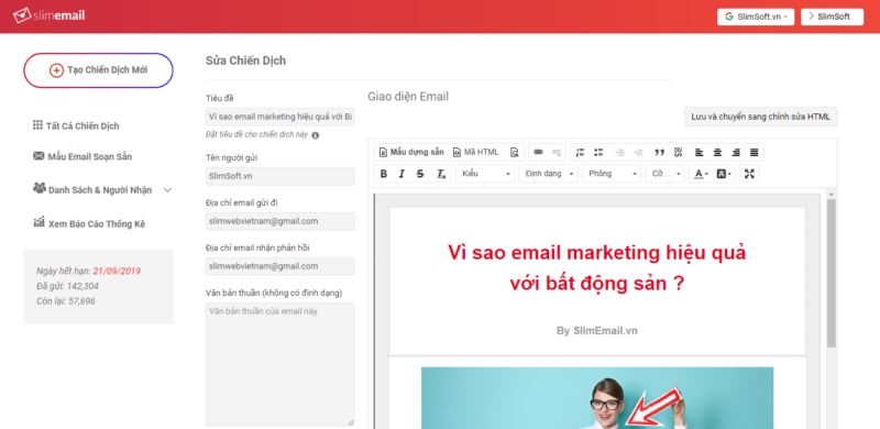 phần mềm tạo email hàng loạt