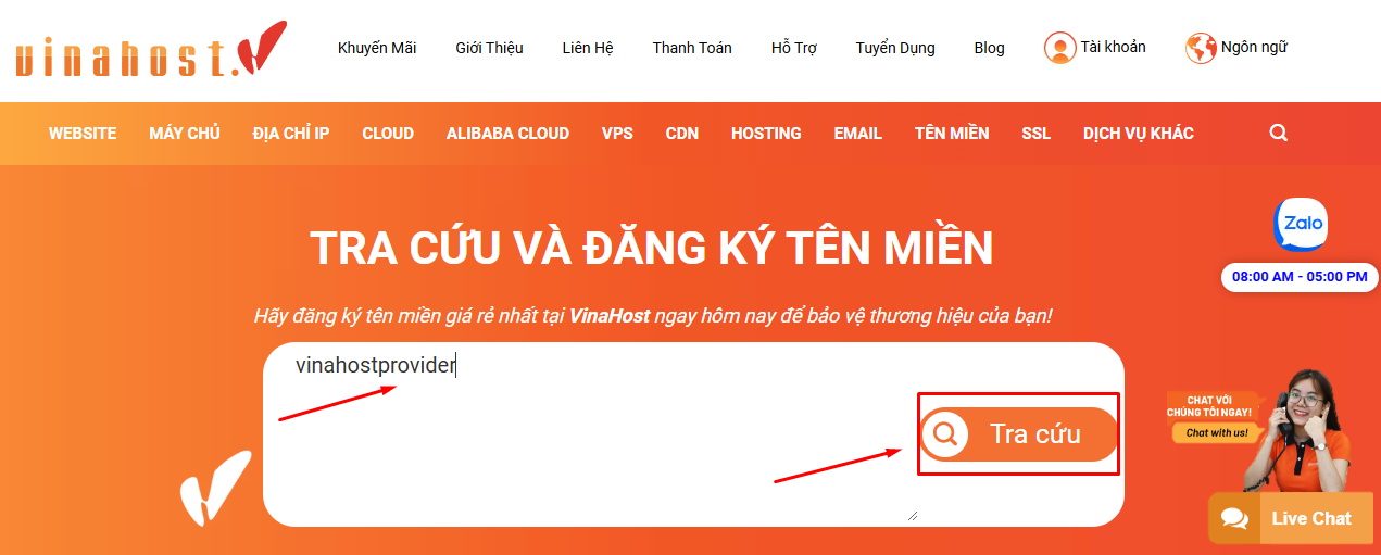 Sau khi mua tên miền thì làm gì