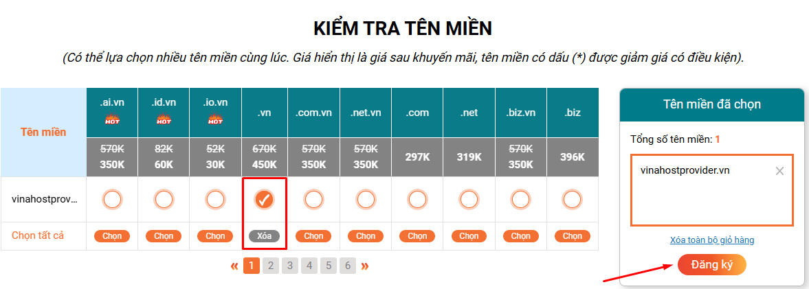 Bản khai đăng ký tên miền là gì