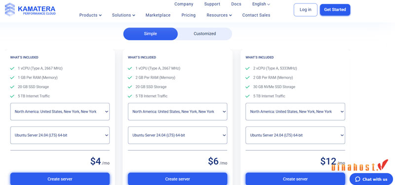 kamatera vps free