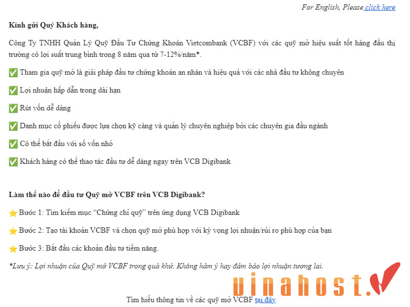 mẫu email quảng cáo sản phẩm