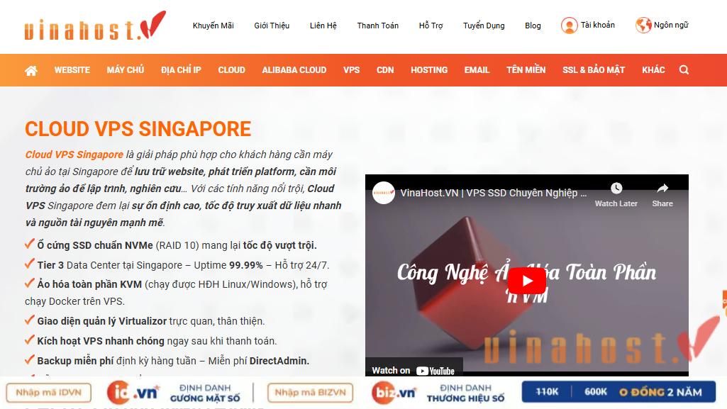 VPS Singapore là gì